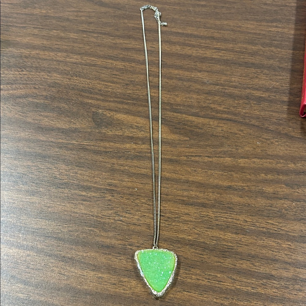 Vintage Necklace with Druzy stone